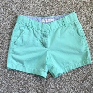 J.crew mint chino shorts size 4